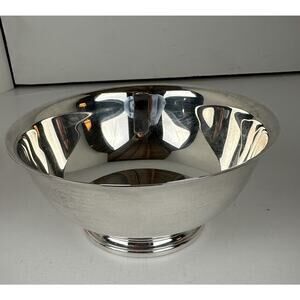 Silver Plate Gorham Bowl #E-PYC779 Footed 6.5 Inches Diameter New No Box
